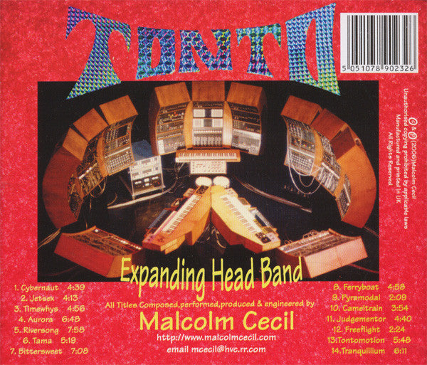 Image of Back Cover of 4733254E: CD - TONTO'S EXPANDING HEAD BAND, Tonto Expanding Head Band (; G3B-06-01-14, UK 2006, Jewel Case, Booklet)   VG+/VG+