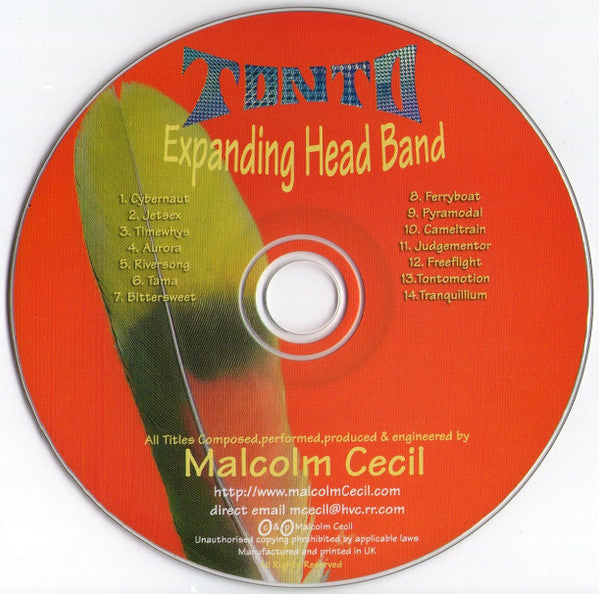 Image of Label of 4733254E: CD - TONTO'S EXPANDING HEAD BAND, Tonto Expanding Head Band (; G3B-06-01-14, UK 2006, Jewel Case, Booklet)   VG+/VG+