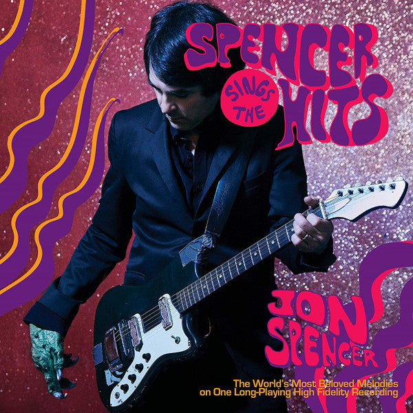 Image of Front Cover of 4733263E: LP - JON SPENCER, Spencer Sings The Hits (In The Red Recordings; ITR 329, UK, Europe & US 2018, Inner, Black Vinyl)   NEW/NEW