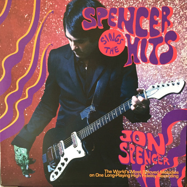 Image of Front Cover of 4733264E: LP - JON SPENCER, Spencer Sings The Hits (In The Red Recordings; ITR 329, US 2018, Inner, Orange Vinyl)   NEW/NEW