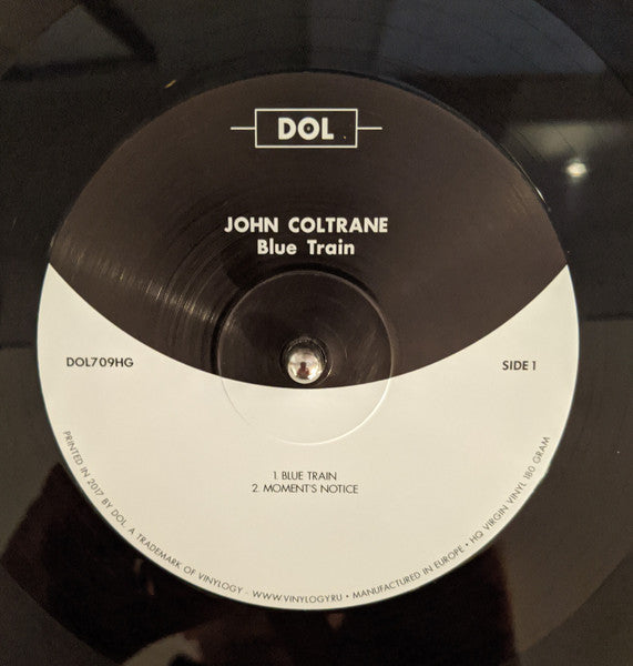 Image of Label Cover of 4134055E: LP - JOHN COLTRANE, Blue Train (DOL; DOL709HG, Europe 2017 Reissue, Gatefold, 180 Gram Vinyl)   NEW/NEW