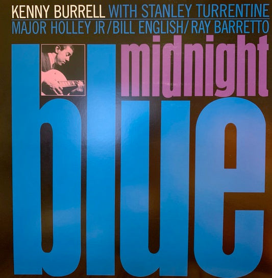 Image of Front Cover of 4154159S: LP - KENNY BURRELL, Midnight Blue (DOL; DOL881HG, Europe 2022, Gatefold, 180 Gram Vinyl)   NEW/NEW