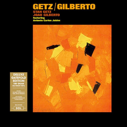 Image of Front Cover of 5114088C: LP - STAN GETZ / JOAO GILBERTO FEATURING ANTONIO CARLOS JOBIM, Getz / Gilberto (DOL; DOL1013HG, Europe 2022 Reissue, Gatefold, 180 Gram Vinyl)   NEW/NEW