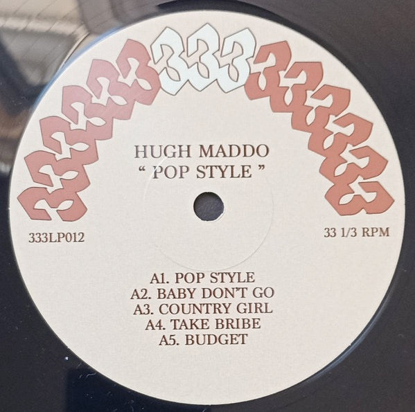 Image of Label Cover of 0954116S: LP - HUGH MADDO, Pop Style (333; 333012, UK 2023 Reissue)   NEW/NEW