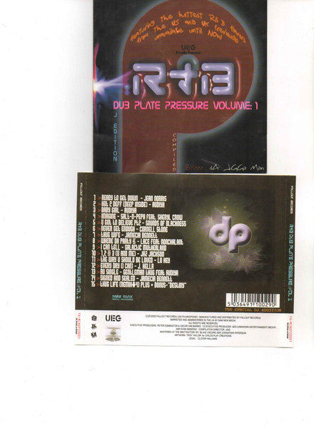 Image of Back Cover of 4733273E: CD - VARIOUS, R&B Dubplate Pressure Volume: 1 (UEG Music; FA-MINDP20001, UK , Jewel Case)   VG+/VG+