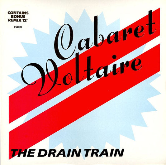 Image of Front Cover of 2x12" - VG/G+ - CABARET VOLTAIRE, The Drain Train (Doublevision; DVR 21, UK 1986, Picture Sleeve, Inner), Light Marks only.,  - 1716459C