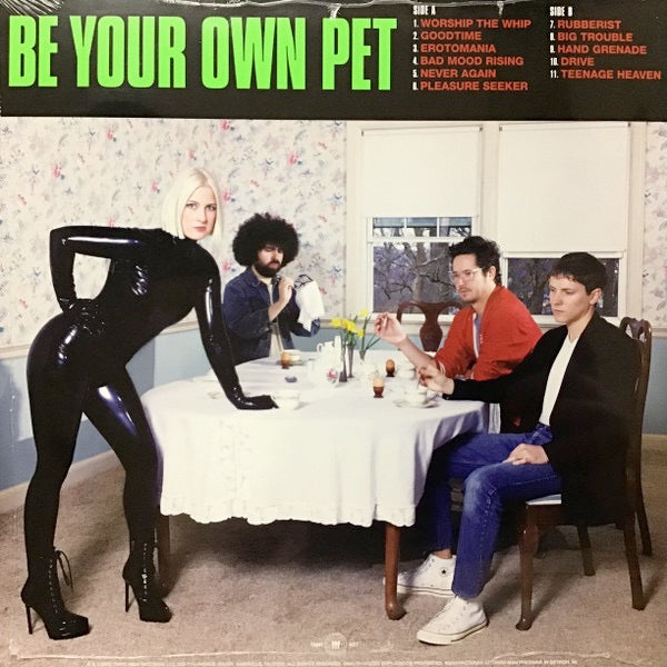 Image of Back Cover of LP - VG+/EX - BE YOUR OWN PET, Mommy (Third Man Records; TMR 927,  2023, Insert, Green Vinyl), ,  - 1326139E