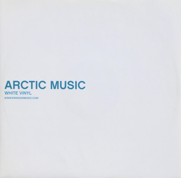Image of Front Cover of 12" - VG/VG+ - ALASKA & KIRSTY HAWKSHAW, Juneau / Glaciation (Arctic Music; AM 003, UK 2008, White Vinyl), ,  - 4246504S