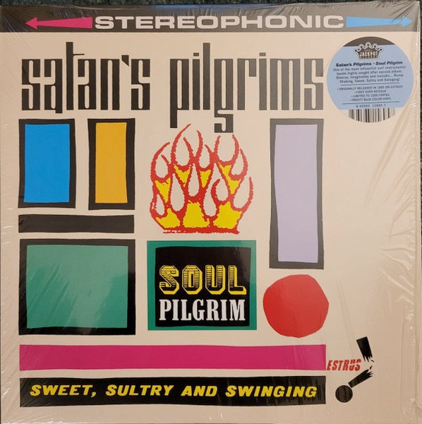 Image of Front Cover of 4813245C: LP - SATAN'S PILGRIMS, Soul Pilgrim (Jackpot Records; JPR-113, US 2023 Reissue, Frosty Blue Vinyl)   NEW/NEW