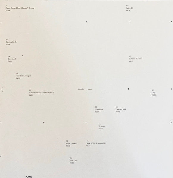 Image of Back Cover of LP - NEW/NEW - SAMPHA, Lahai (Young; YO312LP, Europe 2023, Inner & Insert), ,  - 3416295C