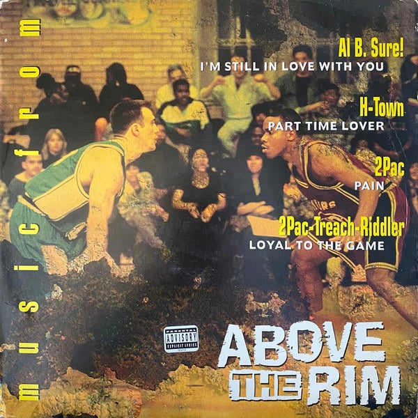 Image of Front Cover of 2714400C: 12" - VARIOUS, Music From Above The Rim (Death Row Records; 95910-0, US 1994, Picture Sleeve) Edge and ring wear, still in torn shrinkwrap.  VG/VG+