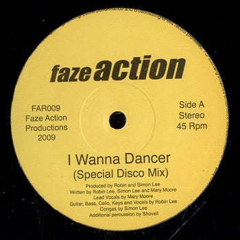 Image of Front Cover of 4813302C: 12" - FAZE ACTION, I Wanna Dancer (Faze Action; FAR009, UK 2009) Clean copy  /VG+