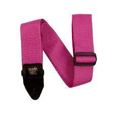 Image of Front Cover of 4813344C: Accessories - ERNIE BALL, STRAP POLYPRO RASPBERRY (, US 2023)   NEW/NEW