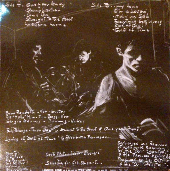 Image of Back Cover of 4823185E: LP - LES BIJOUX, My Home (Landing Zone Records; LZR L099, Italy 1988)   VG+/VG+