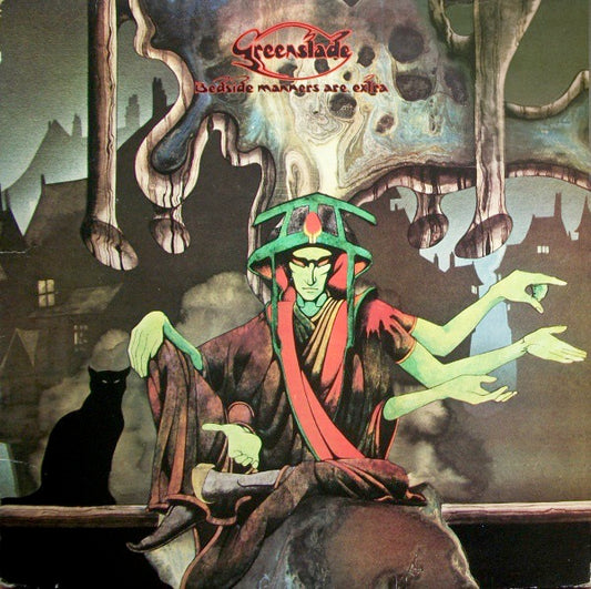 Image of Front Cover of 0226332E: LP - GREENSLADE, Bedside Manners are Extra (WB Burbank without w Logo on Rim; K46259, UK 1973, Gatefold) Heavy wear across top edge.    G/G+