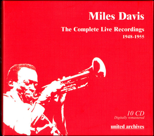 Image of Front Cover of CD - VG+/VG+ - MILES DAVIS, The Complete Live Recordings 1948-1955 (United Archives; UAR503.10, Europe 2006, Box Set, Booklet), ,  - 2836043E