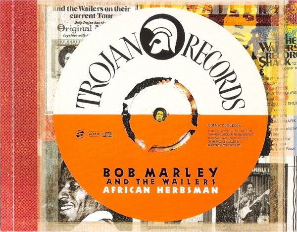 Image of Label Cover of CD - VG+/VG+ - BOB MARLEY AND THE WAILERS*, African Herbsman (Trojan Records; TJCCD064, UK ), ,  - 1116379C