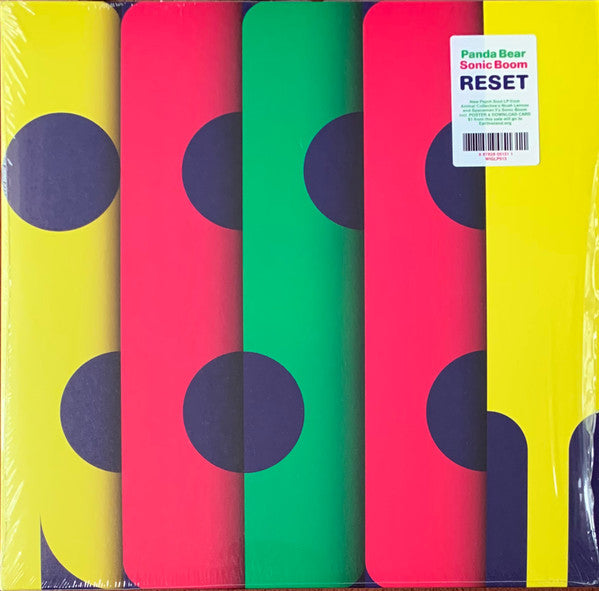 Image of Front Cover of LP - VG+/VG+ - PANDA BEAR & SONIC BOOM, Reset (Domino; WIGLP513, Worldwide 2022, Die Cut Inner Sleeve, Poster), ,  - 3246074S