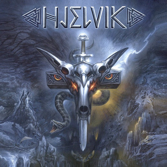 Image of Front Cover of 4923081E: LP - HJELVIK, Welcome To Hel (Nuclear Blast; 27361 56331, USA & Europe 2020, Insert, Poster, Viking Metal)   EX/EX