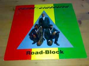 Image of Front Cover of 4943124S: LP - THREE-DIMENSION, Road-Block (T'Bwana Sound; TBS LP 002, Germany 1989, Picture sleeve) Light marks only.  /VG