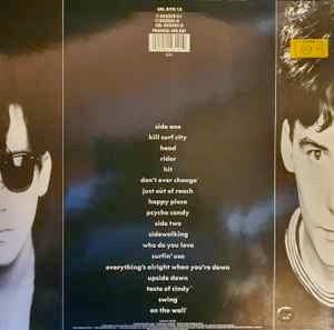 Image of Back Cover of 5124288E: LP - THE JESUS AND MARY CHAIN, Barbed Wire Kisses (B-Sides And More) (Blanco Y Negro; BYN 15, UK 1988, Black Inner, C Price Code.) Vinyl is glossy. Sleeve has tiny sticker removal tear in top right and 2 small creases.  VG+/VG+