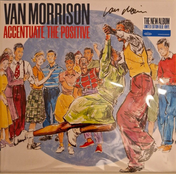 Image of Front Cover of 4933023E: LP - VAN MORRISON, Accentuate The Positive (Exile; 3369665, Europe 2023, Blue Vinyl)   NEW/NEW