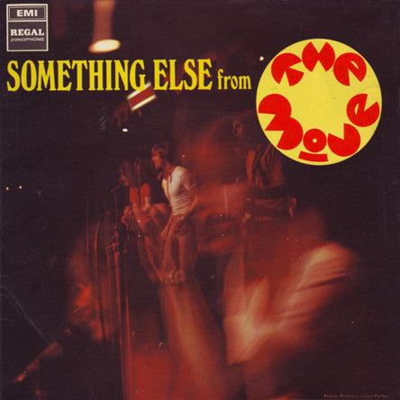 Image of Front Cover of 7" EP - VG/VG - THE MOVE, Something Else From The Move (Regal Zonophone; TRZ 2001, UK 1968, Laminated Flipback Sleeve, Mono), Strong VG, A1 : So You Want To Be A Rock 'N' Roll StarA2 : Stephanie Knows WhoA3 : Something ElseB1 : It'll Be MeB2 : Sunshine Help Me - 2426190E
