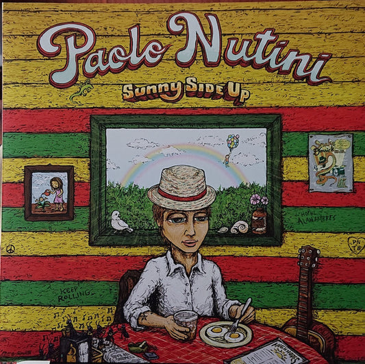 Image of Front Cover of 4344183S: LP - PAOLO NUTINI, Sunny Side Up (Atlantic; 0190295157739, Europe 2021 Reissue, Inner) Opened Instore. Cover in shrink.   EX/EX