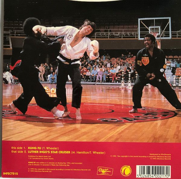 Image of Back Cover of 7" - VG+/VG+ - ASH, Kung Fu (Infectious Records; INFECT 21S, UK 1995, Picture Sleeve), ,  - 4316418C