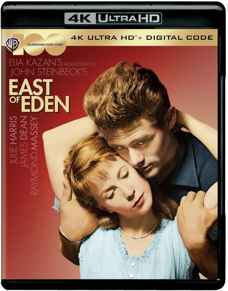 Image of Front Cover of 4933156E: Blu-ray - JAMES DEAN, JULIE HARRIS, East of Eden (Warner Brothers; , UK , 4K Ultra HD)   M/M