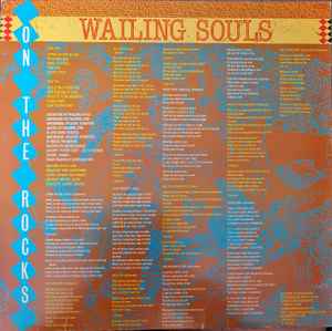 Image of Back Cover of 2514483C: LP - WAILING SOULS, On The Rocks (Greensleeves Records; GREL 59, UK 1983, Poster)   EX/EX