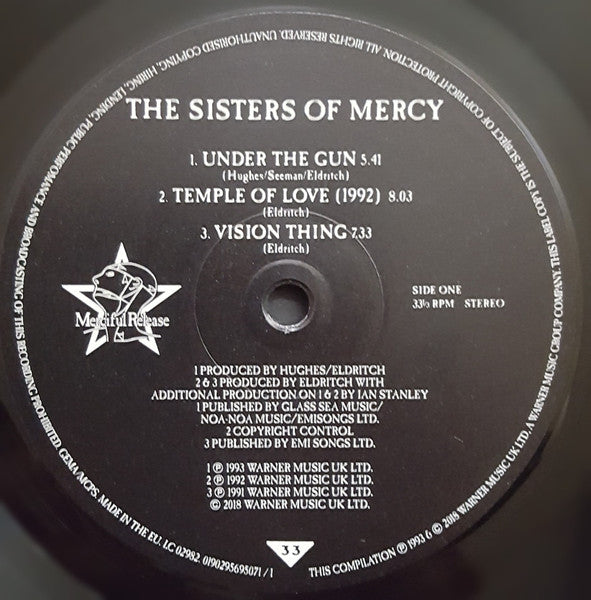 Image of Label Cover of 2xLP - NEW/NEW - THE SISTERS OF MERCY, Greatest Hits Volume One - A Slight Case Of Overbombing (Merciful Release; 0190295695071, Europe 2018 Reissue, Gatefold, Black Vinyl), ,  - 5235131E
