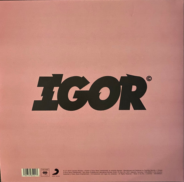 Image of Back Cover of LP - VG+/VG+ - TYLER, THE CREATOR, Igor (Columbia; 19075965221, Europe 2019, Gatefold, Insert), ,  - 3526128E