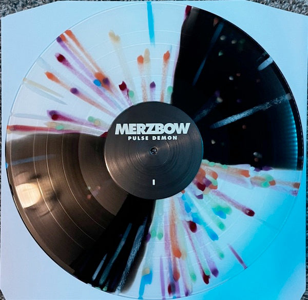 Image of Label Cover of 4654008S: 2xLP - MERZBOW, Pulse Demon (Relapse Records; RR6937, US 2020 Reissue, Gatefold, Black Ice And Milky Clear Quad Effect With Rainbow Splatter)   NEW/NEW