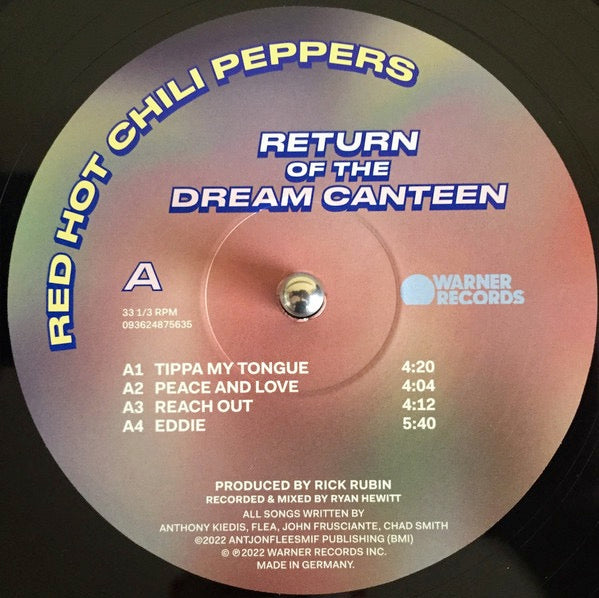 Image of Label Cover of 2xLP - EX/VG - RED HOT CHILI PEPPERS, Return Of The Dream Canteen (Warner Records; 093624868170, Europe 2022, Gatefold, 2 Inners, Poster), Still In Opened Shrinkwrap With Hype Sticker,  - 4016157C