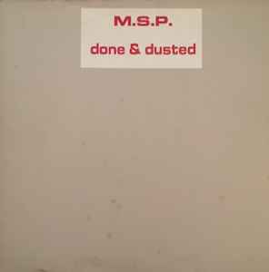 Image of Front Cover of 4625274E: 12" EP - M.S.P., Done & Dusted (Epic ; SOUL 1, UK 1994, Stickered Plain Sleeve)   VG+/VG+