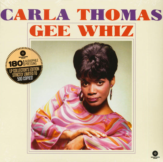 Image of Front Cover of 5153070S: LP - CARLA THOMAS, Gee Whiz (WaxTime 500; 408715, Europe 2016)   NEW/NEW