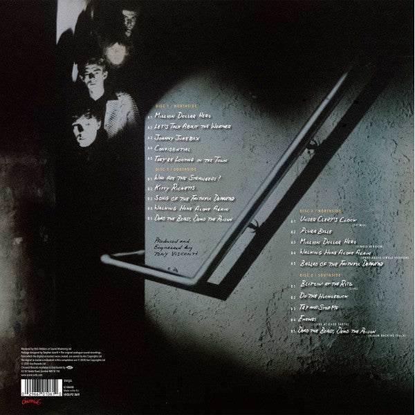 Image of Back Cover of 5023441E: LP - THE RADIATORS, Ghostown (Chiswick Records ; HIQLP2 069, Europe 2020 Reissue, 2 Inners, Clear Vinyl) Still In Stickered Shrinkwrap, Sleeve Creased  VG+/EX