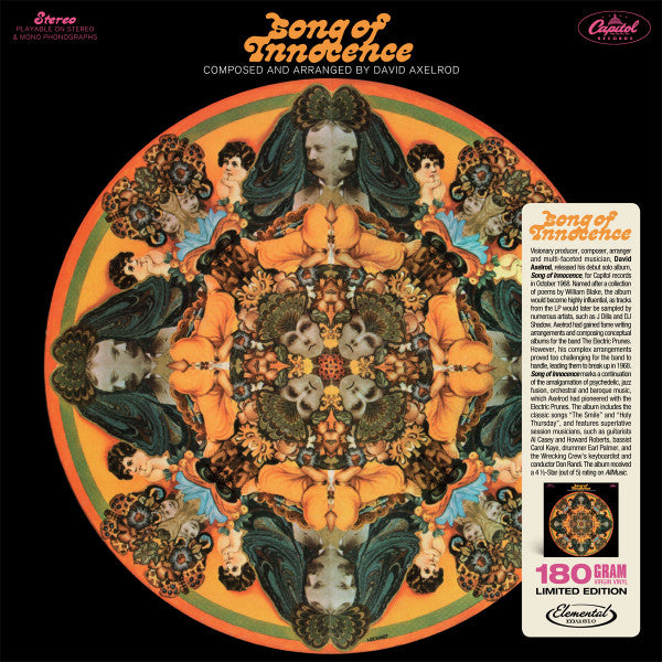 Image of Front Cover of 1834223E: LP - DAVID AXELROD, Song Of Innocence (Capitol Records; 700204, Europe 2023 Reissue, Insert, 180 Gram Virgin Vinyl Limited Edition)   NEW/NEW