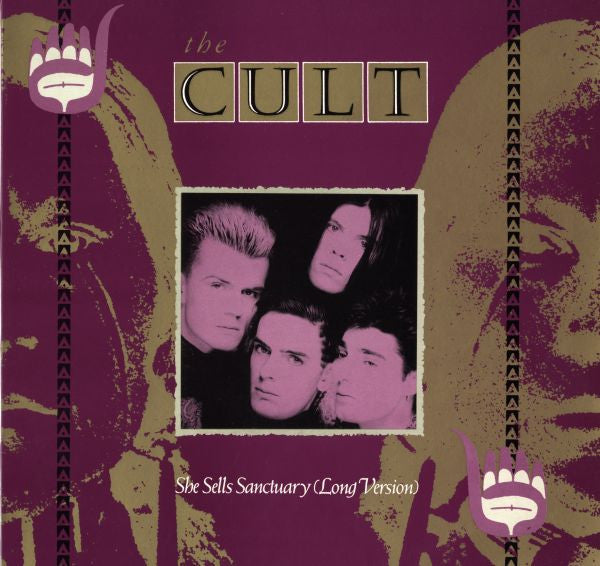 Image of Front Cover of 12" - VG/VG - THE CULT, She Sells Sanctuary (Long Version) (Beggars Banquet; BEG 135T, UK 1985, spine without text), Light marks, edge wear,  - 3446063S