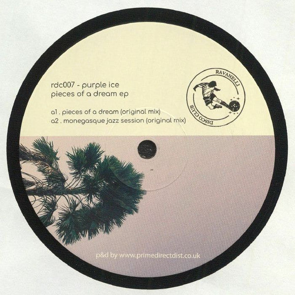 Image of Front Cover of 5143262S: 12" - PURPLE ICE, Pieces Of A Dream EP (Ravanelli Disco Club; rdc007, France 2020)   /EX