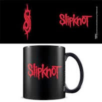 Image of Front Cover of 4814316C: Accessories - SLIPKNOT, Logo Mug (,  2023, Boxed Black Mug With Red Print )   NEW/NEW