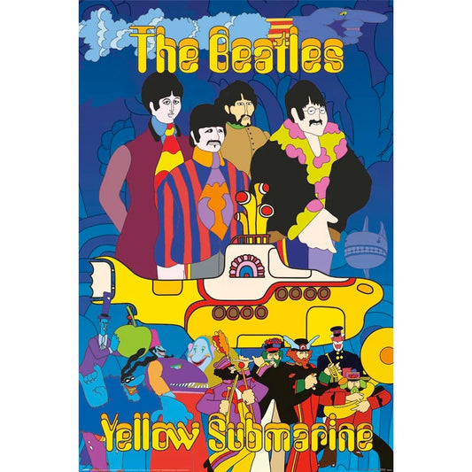 Image of Front Cover of 3355098S: Accessories - THE BEATLES, Yellow Submarine Poster (61 x 91.5cm; ,  )   NEW/NEW