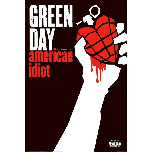 Image of Front Cover of 5114505C: Accessories - GREEN DAY, American Idiot Poster (61 x 91.5cm; , UK 2023)   NEW/NEW