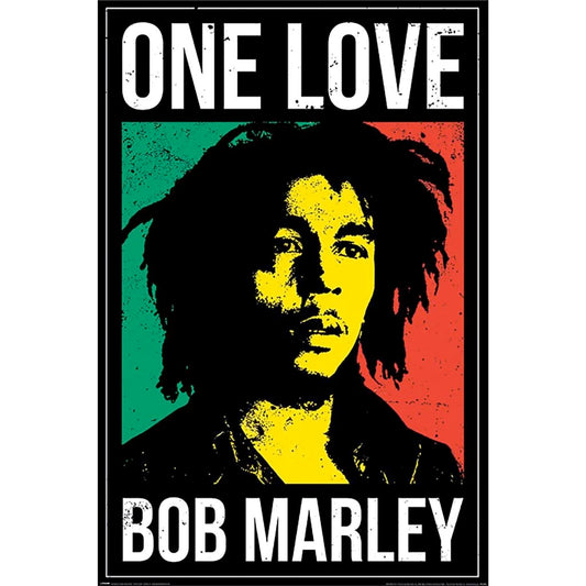 Image of Front Cover of 3355106S: Accessories - BOB MARLEY, One Love Poster (61 x 91.5cm; ,  )   NEW/NEW