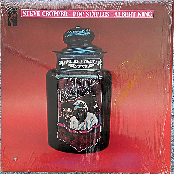 Image of Front Cover of 3524369E: LP - STEVE CROPPER - POP STAPLES - ALBERT KING, Jammed Together (Stax; MPS-8544, US 1988 Reissue)   VG/VG+