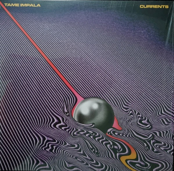 Image of Front Cover of 4844504S: 2xLP - TAME IMPALA, Currents (Fiction Records; 4730367-7, Europe 2021 Reissue, Gatefold, 2 Inners) Seal opened instore, still in shrinkwrap. Mottling on discs.   EX/EX