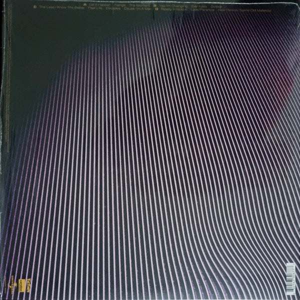 Image of Back Cover of 4844504S: 2xLP - TAME IMPALA, Currents (Fiction Records; 4730367-7, Europe 2021 Reissue, Gatefold, 2 Inners) Seal opened instore, still in shrinkwrap. Mottling on discs.   EX/EX