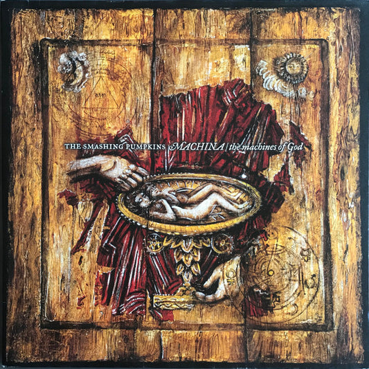 Image of Front Cover of 4225006E: 2xLP - SMASHING PUMPKINS, Machina/ The Machines Of God (Hut; HUTDLP59, UK 2000, Gatefold, Booklet) Sleeve has small seam split at top central, bumped corner, couple of small creases.   VG/VG+