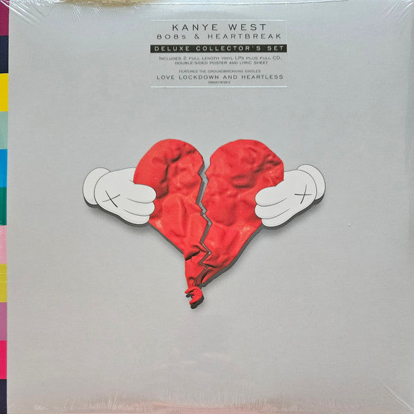 Image of Front Cover of 2xLP - VG+/VG+ - KANYE WEST, 808s & Heartbreak (Roc-A-Fella Records; 0602517872813, Europe 2000s Reissue, Triple Gatefold, Insert, Poster, With CD), ,  - 2926066E